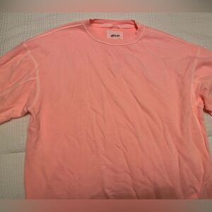 NWT Aerie Coral Crew Neck Sweatshirt